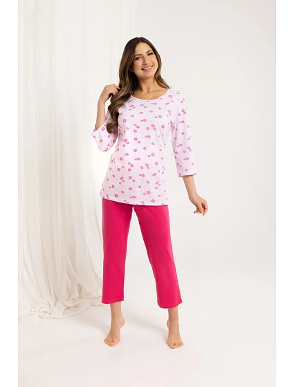 Pyžamo Regina 720 3/4 M-XL Z25/26 dámské Pyžamo Regina 720 3/4 M-XL Z25/26 dámské
