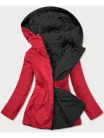 Tmavě oboustranná dámská prošívaná bunda model 15884820 - MHM