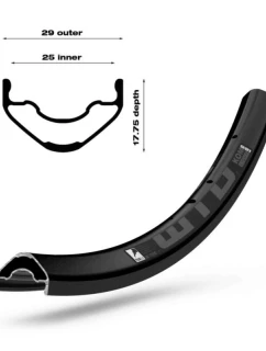 WTB KOM LIGHT i-25 29'' TCS ráfek s 28 dírami