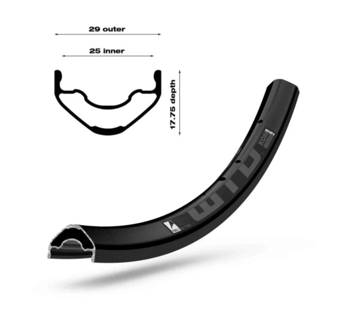 WTB KOM LIGHT i-25 29'' TCS ráfek s 28 dírami