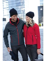 JN Pánská 2vrstvá promo softshellová bunda 02. red/black model 22530164 - Daiber