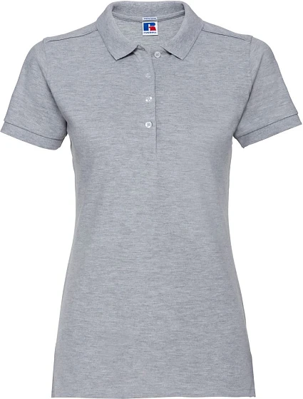 Russell Athletic 566F Dámské elastické piqué polo 10.566F light oxford Russell Athletic 566F Dámské elastické piqué polo 10.566F light oxford