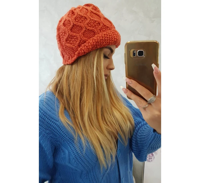 Roma Bis fleecová čepice K235 červená