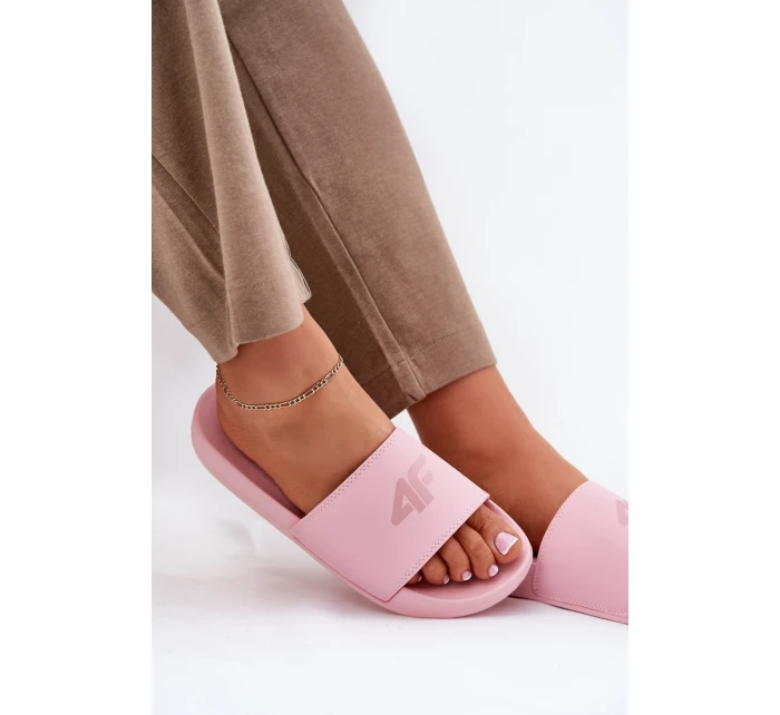 Dámské Pantofle model 21695522 Růžové - 4F Dámské Pantofle model 21695522 Růžové - 4F