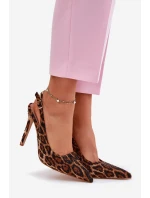 Zdobené Sandály Na  Hnědé model 21696394 - Boto