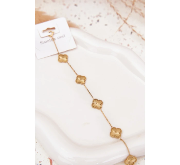 Náramek ze nerezové oceli s květinami ze model 21776861 - Boto Náramek ze nerezové oceli s květinami ze model 21776861 - Boto