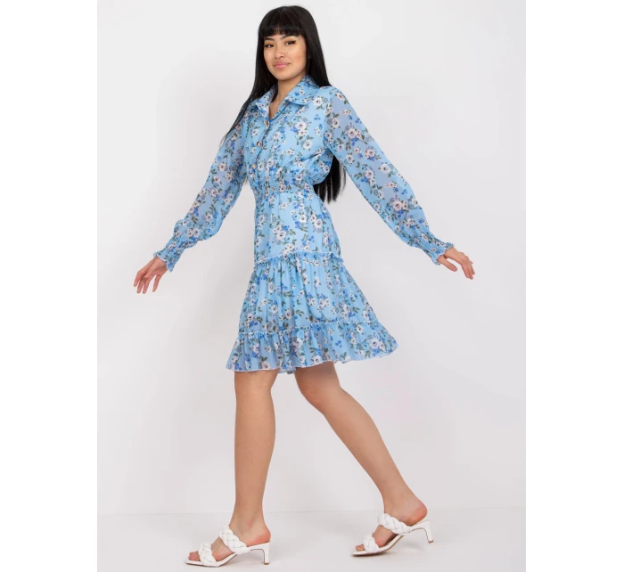 Dámské šaty DHJ SK C2212 světle modré