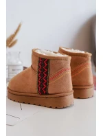 Dětské zateplené sněhule Camel Leonora