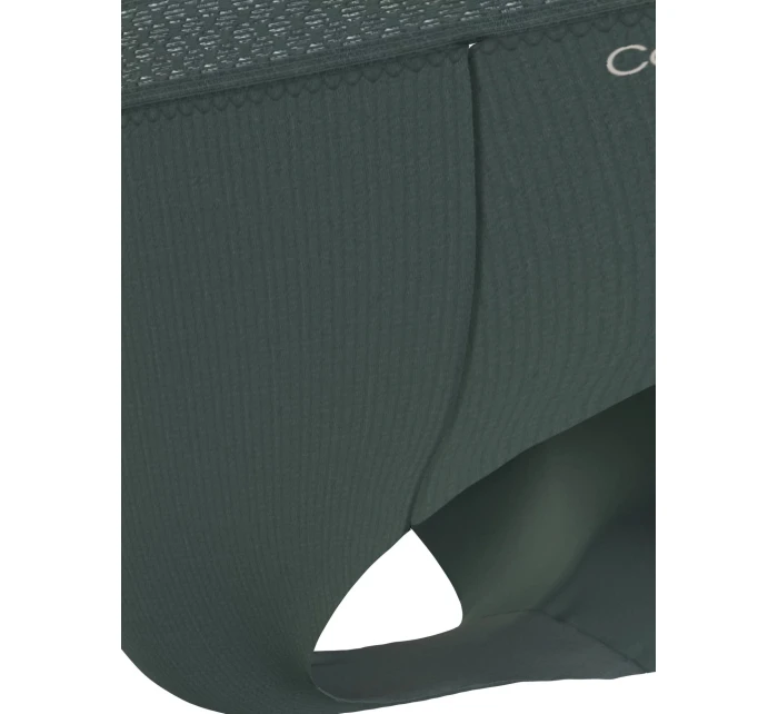 Dámské kalhotky BIKINI 000QF6308ELE7 khaki - Calvin Klein