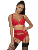 Dámský podvazkový pás Estelle model 20794886 Červená - Mat Dámský podvazkový pás Estelle model 20794886 Červená - Mat