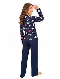 long dark blue model 22548239 - Donna