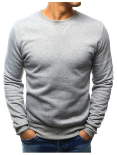 Pánská mikina s kapucí šedá model 21962650 - FashionStreet