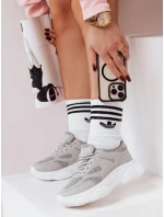 Dámské šedé tenisky RISNA FashionStreet ZY0109 Dámské šedé tenisky RISNA FashionStreet ZY0109
