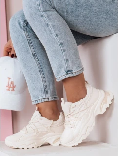 Dámské tenisky na silnější podrážce SOFTLACE beige FashionStreet ZY0655