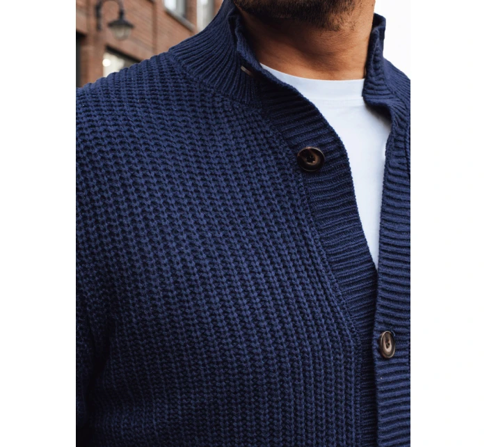 Pánský tmavě modrý svetr FashionStreet WX2346