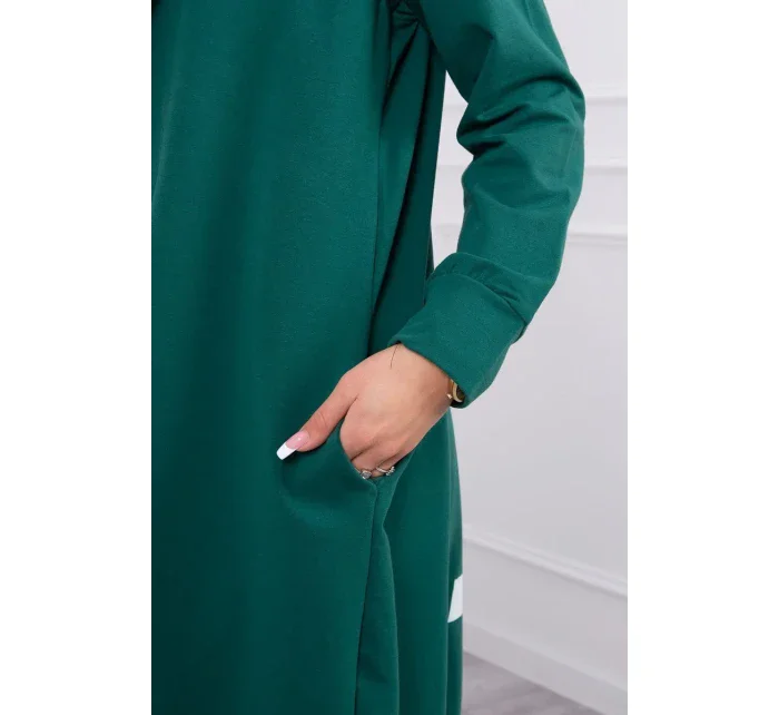 Zelená bunda s potiskem Zelená bunda s potiskem