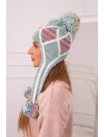 Dámská klapka na uši Eunika K322 mint