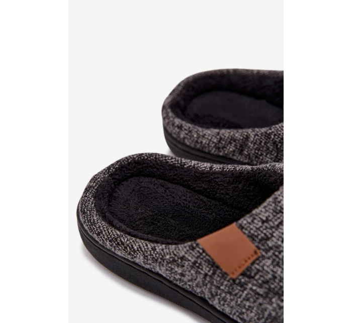 Pánské Černé Papuče Serevan Pánské Černé Papuče Serevan