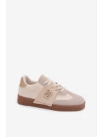 Dámské tenisky s ozdobným detailem Béžové model 21954604 - Boto