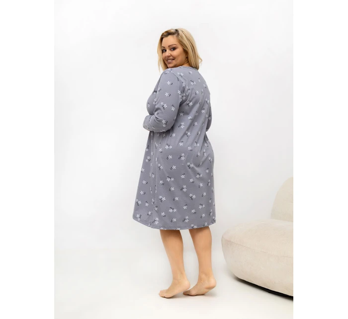 DU KN noční košile FP 606.09 tmavě šedá