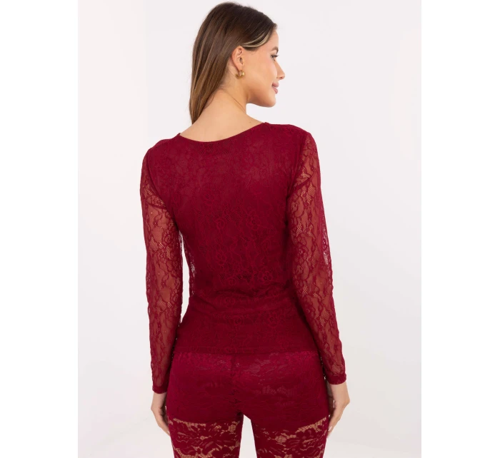 Bluzka MI BZ model 21480270 bordowy - FPrice