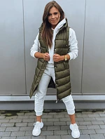 Dámská vesta KERIN tmavě zelená FashionStreet TY2918