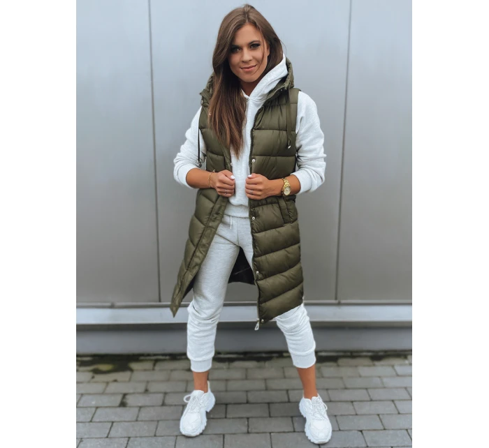 Dámská vesta KERIN tmavě zelená FashionStreet TY2918