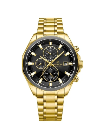 Pánské hodinky Giewont Chronograph Sapphire Gold Black GW7290-B4 Pánské hodinky Giewont Chronograph Sapphire Gold Black GW7290-B4