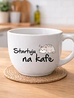 STARTUJU NA KAFE - keramický hrnek 400 ml