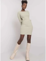 Dámské šaty LK SK model 19392225 pistáciové - Lakerta Dámské šaty LK SK model 19392225 pistáciové - Lakerta