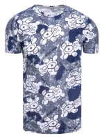 Pánské tričko s potiskem šedé Dstreet RX5114 Pánské tričko s potiskem šedé Dstreet RX5114