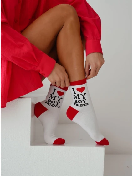 Milena ponožky 0200-151 I Love My Boyfriend 37-41