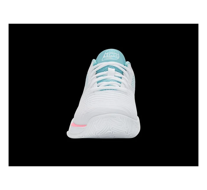 Tenisky K-swiss EXPRSLIGHT3 HB PADEL WHITE/SOFT NEON BLUE/NEON BUBLE GUM-M (98900-146-M)