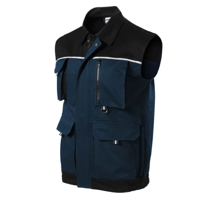 M tmavě modrá pánská vesta model 19384220 - Rimeck