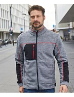 JN Pánská pletená fleecová bunda 02. black model 22532563 - Daiber