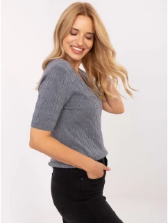 Sweter PM SW B model 21305710 ciemny szary - FPrice