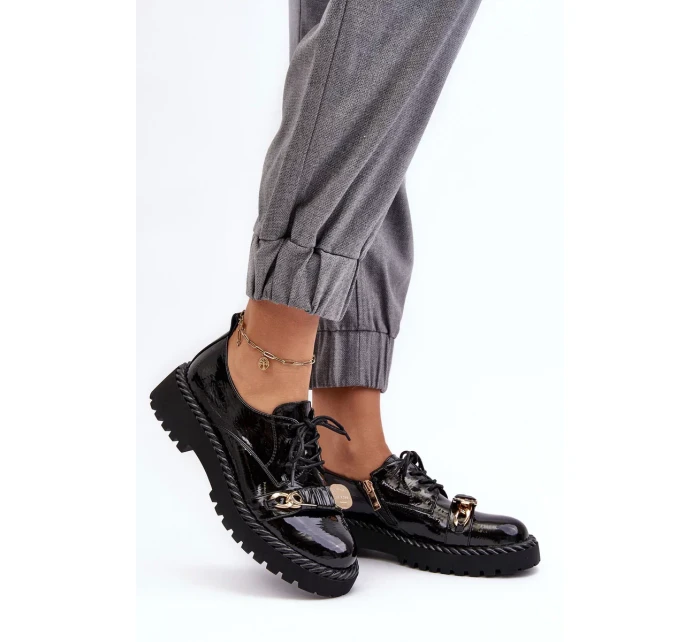 Dámské patentované boty D&A Black Dámské patentované boty D&A Black