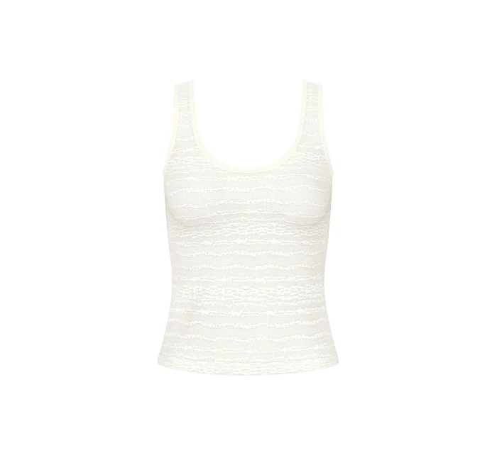 Dámské tílko FREE Evolve Tank Top Lace - WHITE - bílé 00GZ - SLOGGI Dámské tílko FREE Evolve Tank Top Lace - WHITE - bílé 00GZ - SLOGGI