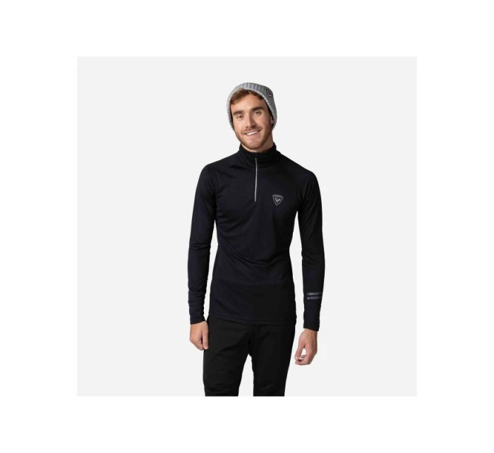 Koszulka model 21457477 1/2 Zip czarny pánské - Rossignol Koszulka model 21457477 1/2 Zip czarny pánské - Rossignol