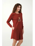 Vamp - Vánoční noční košile s potiskem skotského teriéra 21512 - Vamp