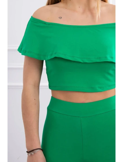 Sada s volánkem zelená Sada s volánkem zelená