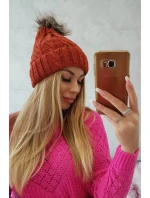 Fleecová kostkovaná čepice K226 červená Fleecová kostkovaná čepice K226 červená