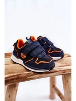 Dětská sportovní obuv na suchý zip Memory Foam System Big Star model 21599209 Námořnická modrá - Big Star Shoes Dětská sportovní obuv na suchý zip Memory Foam System Big Star model 21599209 Námořnická modrá - Big Star Shoes