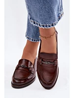 Dámské kožené Mokasíny Vinceza 18132 hnědé Dámské kožené Mokasíny Vinceza 18132 hnědé