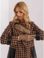 Rękawiczki AT RK model 19367814 ciemny bezowy - FPrice