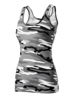 Camo Triumph tílko dámské camouflage gray