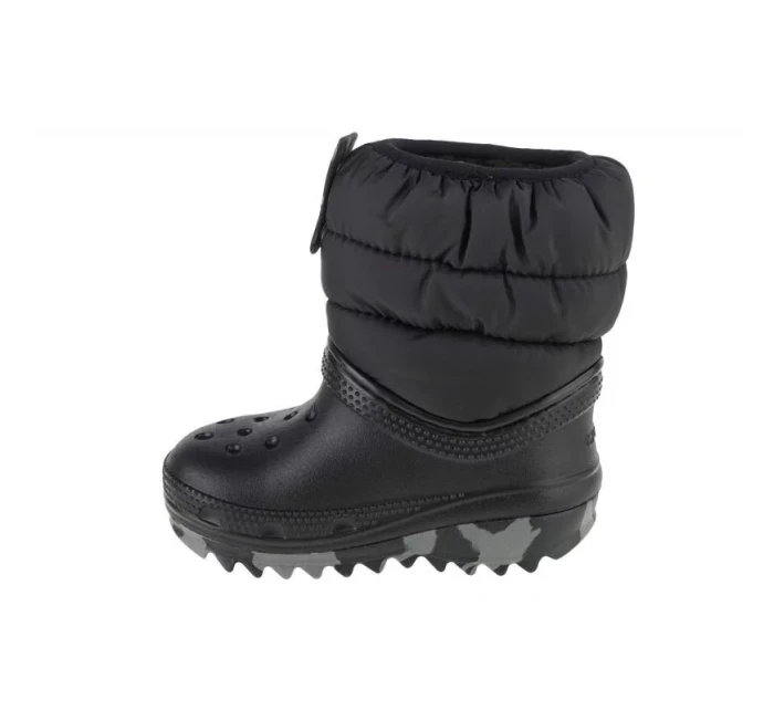 Dětské sněhule Jr 207683-001 Černá - Crocs