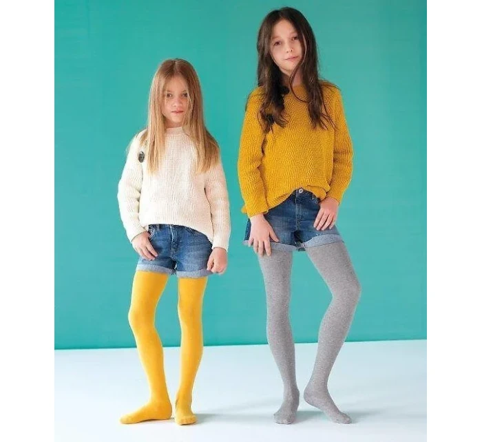 Hladké bavlněné dívčí a chlapecké punčochové kalhoty   barvy model 20553642 - Wola