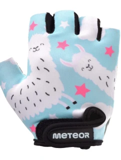 Cyklistické rukavice Meteor Kids Alpacas Jr 17394 velikost M