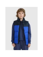 4F 4FJWSS25TVJAM208-36S chlapecká péřová bunda bez rukávů se syntetickou výplní